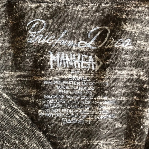 🎄 Panic at the disco T-shirt  gray SZ S - Picture 4 of 4